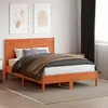 Image de vidaXL Tête de lit cire marron 135 cm bois massif de pin 844323