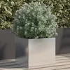 Image de Jardinière argenté 32x30x29 cm acier inoxydable
