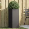 Image de Jardinière noir 32x29x75 cm acier