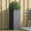 Image de Jardinière anthracite 32x29x75 cm acier