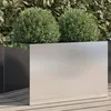 Image de vidaXL Jardinière argenté 62x40x39 cm acier inoxydable841599