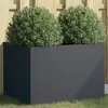 Image de Jardinière anthracite 62x47x46 cm acier