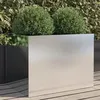 Image de Jardinière argenté 62x47x46 cm acier inoxydable