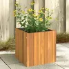 Image de vidaXL Jardinière 35x35x35 cm bois massif d'acacia366501