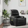 Image de vidaXL Fauteuil de massage, relaxation similicuirnoir