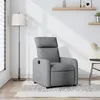 Image de vidaXL Fauteuil réglable tissu gris clair