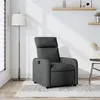 Image de vidaXL Fauteuil réglable tissu gris foncé