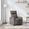 Image de vidaXL Fauteuil réglable tissu taupe