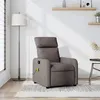 Image de vidaXL Fauteuil de massage, relaxation tissu taupe