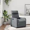 Image de vidaXL Fauteuil réglable similicuir gris