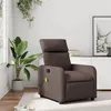 Image de vidaXL Fauteuil de massage, relaxation similicuir marron