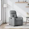 Image de vidaXL Fauteuil réglable tissu gris clair