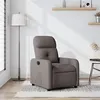Image de vidaXL Fauteuil réglable tissu taupe