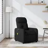 Image de vidaXL Fauteuil de massage, relaxation tissunoir