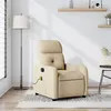Image de vidaXL Fauteuil de massage, relaxation tissu crème