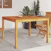 Image de Table a manger fixe sans tiroir 1 personnes carre en Bois massif 110 x 110 x 75 cm