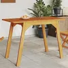 Image de Table a manger fixe sans tiroir carre en Bois massif L 110 cm
