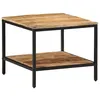 Image de vidaXL Salontafel 55x55x45 cm massief ruw mangohout374068