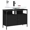 Image de vidaXL Armoire Lavabo de Salle de Bain, Placard sous Vasque avec Porte, Meuble de Rangement, Organisateur de Toilette 842441