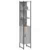 Image de vidaXL Armoire de Salle de Bain, Colonne de Toilette, Placard de Rangement, Meuble de Bain Maison Intérieur, Moderne, Sonoma 842474