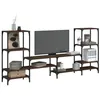 Image de vidaXL Meuble TV, Armoire de Télévision avec Étagères, Meuble Télé avec Rangement Salon Salle de Séjour, Moderne, Chêne 842485