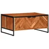 Image de Table basse 90x55x40 cm bois massif d acacia