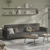 Image de vidaXL Canapé-lit à 2 places gris foncé velours