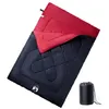 Image de vidaXL Sac de couchage double et oreillers adultes camping 3-4 saisons 94450