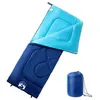 Image de Sac de couchage - vidaXL - 94463 - 3 saisons - Rectangulaire - Bleu marine et bleu