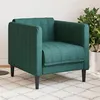 Image de vidaXL Fauteuil vert foncé tissu372599