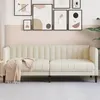 Image de Canape droit en.casa 2 places en lin blanc 76.5 x 176 x 74.5 cm