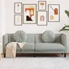 Image de Canapé avec coussins 3 places gris clair velours