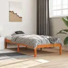 Image de Cadre de lit sans matelas cire marron 90x190 cm bois pin massif
