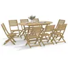 Image de vidaXL Chaises pliables de jardin lot de 8 bois massif d'acacia, chaise de jardin en bois, chaise pliable, meuble 3214229