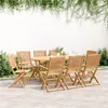 Image de vidaXL 9-delige Tuinset massief acaciahout3214239