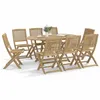 Image de vidaXL 9-delige Tuinset massief acaciahout3214241