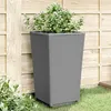 Image de vidaXL Jardinières 2 pcs, Pot de Fleurs de Jardin, Bac à Plantes de Terrasse, Boîte de Plantation d'Extérieur pour Légumes 367847