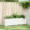 Image de Jardinière blanc 160x40x53 cm polypropylène