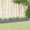 Image de vidaXL Jardinière avec piquets bleu gris 362,5x42,5x28,5 cm PP368024