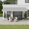 Image de vidaXL Luifel automatisch uittrekbaar 600x350 cm antraciet en wit3215806