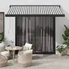 Image de vidaXL Luifel uittrekbaar 3x2,5 m stof en aluminium antraciet en wit3216128