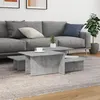 Image de vidaXL Tables basses 2 pcs gris béton bois d'ingénierie 3216153