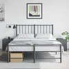 Image de vidaXL Tables de chevet 2 pcs anthracite 34,5x39x44 cm acier, armoire, meubles de chambre, support téléphonique, armoire 841612