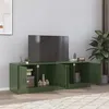 Image de vidaXL Meubles TV 2 pcs vert olive 67x39x44 cm acier, banc TV, meuble télé, meuble multimédia, buffet TV, meuble hifi, 841640