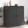 Image de vidaXL Buffet noir 67x39x73 cm acier, armoire, armoire latérale, armoire de rangement, armoires, placard, buffet haut, 841673