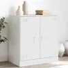 Image de vidaXL Buffet blanc 67x39x73 cm acier, armoire, armoire latérale, armoire de rangement, armoires, placard, buffet haut, 841678