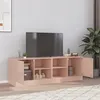 Image de vidaXL Meubles TV 2 pcs rose 67x39x44 cm acier, banc TV, meuble télé, meuble multimédia, buffet TV, meuble hifi, centre de 841694