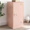 Image de vidaXL Buffet rose 34,5x39x73 cm acier, armoire, placard, buffet haut, armoire latérale, armoire de rangement, organisateur 841710