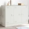 Image de Buffet blanc 99x39x73 cm acier