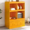 Image de vidaXL Buffet jaune moutarde 67x39x95 cm acier, armoire, armoire de rangement, buffet haut, armoire latérale, armoire haute, 841802